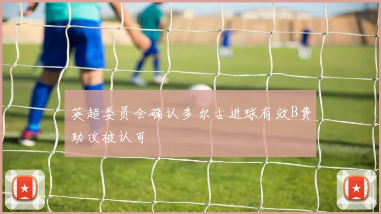 英超委员会确认多尔古进球有效B费助攻被认可